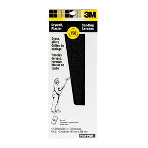 3M Pro-Pak Drywall Sanding Screens, 99437, 150 grit