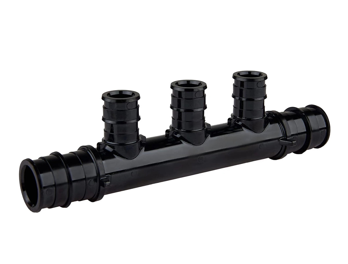 PEX A Expansion 3/4" x 1/2" Open Manifold (3 port)