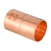 3/4" Copper Coupling With Rolled Stop