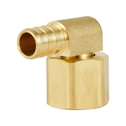 30 Pcs PEX-B Crimp 3/4" PEX x 3/4" Female NPT Metal Swivel Elbow (Lead Free)