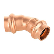 30 Pcs 1/2" Press Copper 45° Elbow (Lead Free)