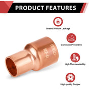 3/4" x 1/2" FTG x C Reducer