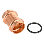 1" Press Copper Coupling w/Stop (Lead Free)