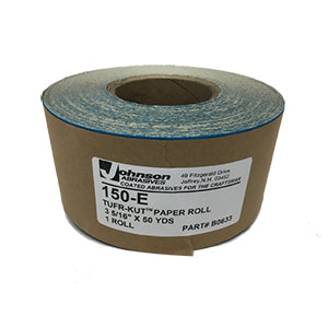 3 5/16 in x 50 yd Johnson Abrasives TUFR-Kut Roll - 120 Grit
