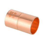 1/2" Copper Coupling With Rolled Stop