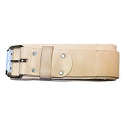 3" Wide Leather Belt with Roller Buckle - XXL
