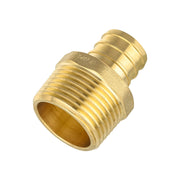 PEX-B Crimp 3/4" PEX x 1" Male Threaded Adapter (Lead Free)