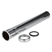 1-1/2" x 12" Slip-Joint Sink Drain Extension Tube, 20GA, Chrome Plated Brass