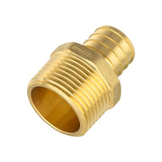 30 Pcs PEX-B Crimp 1" PEX x 1" NPT Male Threaded Adapter (Lead Free)