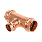 3/4" x 3/4" x 1/2" Copper Press Tee