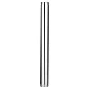 1-1/4" x 12" Double End Threaded Extension Tailpiece, 20GA, Chrome Plated Brass