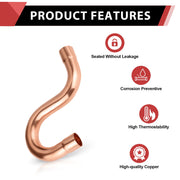 1" Copper Suction Line P-Trap