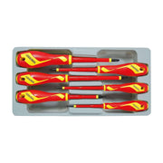 Teng Tools 6 Piece 1000 Volt Insulated Flat Regular & PH Type Screwdriver Set - MDV906N