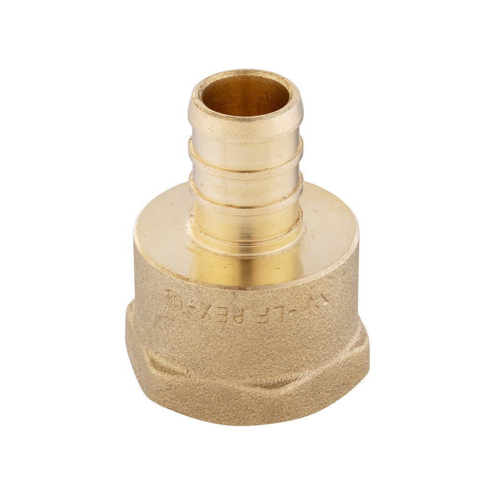 PEX-B Crimp 1/2" PEX x 1/2" Female Threaded Adapter (Lead Free)