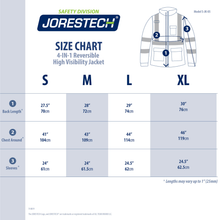 4 in 1 Hi-Vis Reversible Safety Jacket with Removable Sleeves - PinkFit Collection