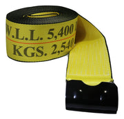 4" Winch Strap w/ Flat Hook | FLATBED STRAP