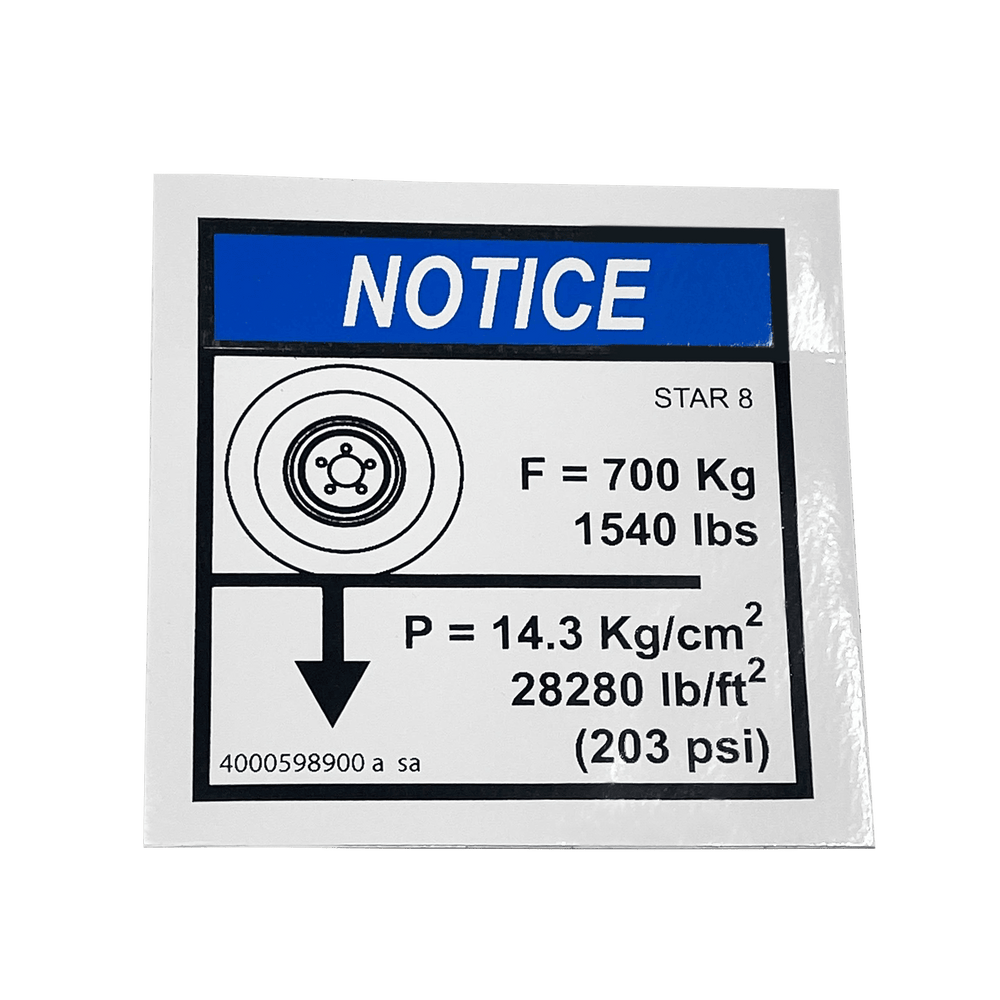Haulotte Ground Pressure Load 4000598900