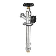 1/2" Push Fit x 3/4" Hose Bibb, 4" Anti Siphon Frost Free Sillcock