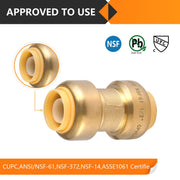 3/4" x 3/4" Push Fit Coupling