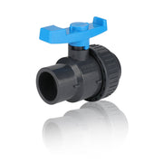 3/4" PVC Single Union Ball Valve SCH 40/80, Threaded