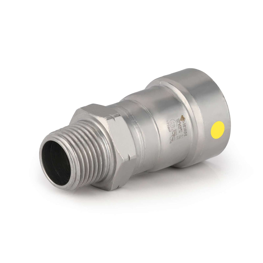 1-1/4" Carbon Press x Male Adapter
