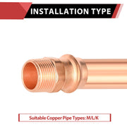 30 Pcs 3/4" Press Copper x 3/4" Male Threaded Copper Adapter (Lead Free)