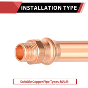 3/4" Press Copper x 1/2" Male Threaded Adapter (Lead Free)