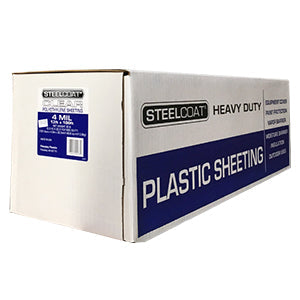 4 MIL Clear Plastic Sheeting - 12' X 100'