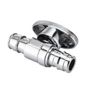 1/2" x 1/2" PEX Expansion Straight Stop Valve, 1/4 Turn (Lead Free)