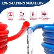 1/2" 100ft, 50ft x 2, PEX-A Pipe, Red & Blue & Cutter