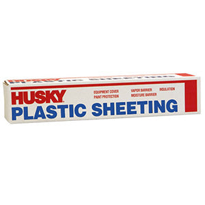 4 mil 9' x 100' Clear Poly Sheeting