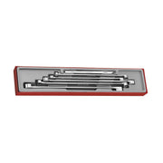Teng Tools 6 Piece Extra Long Double Ring Box End Metric Wrench Set (8x10mm to 22x24mm) - TTXFLS06