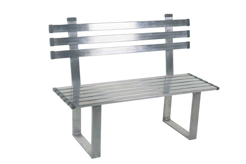 Aluminum Bench, 4' long - 4901-4
