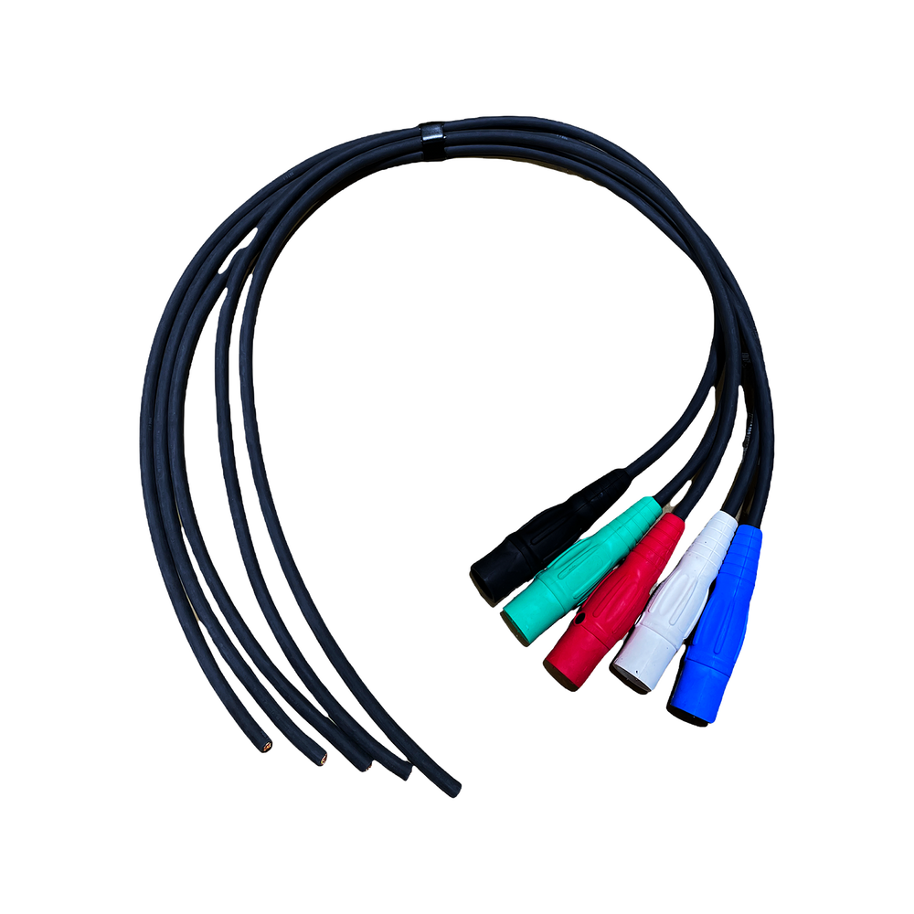 Cable #2 Banded 5 5' EISL Cable, M Camlock X Bare Pigtail 200 Amp 500-1202