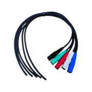 Cable #2 Banded 5 5' EISL Cable, M Camlock X Bare Pigtail 200 Amp 500-1202