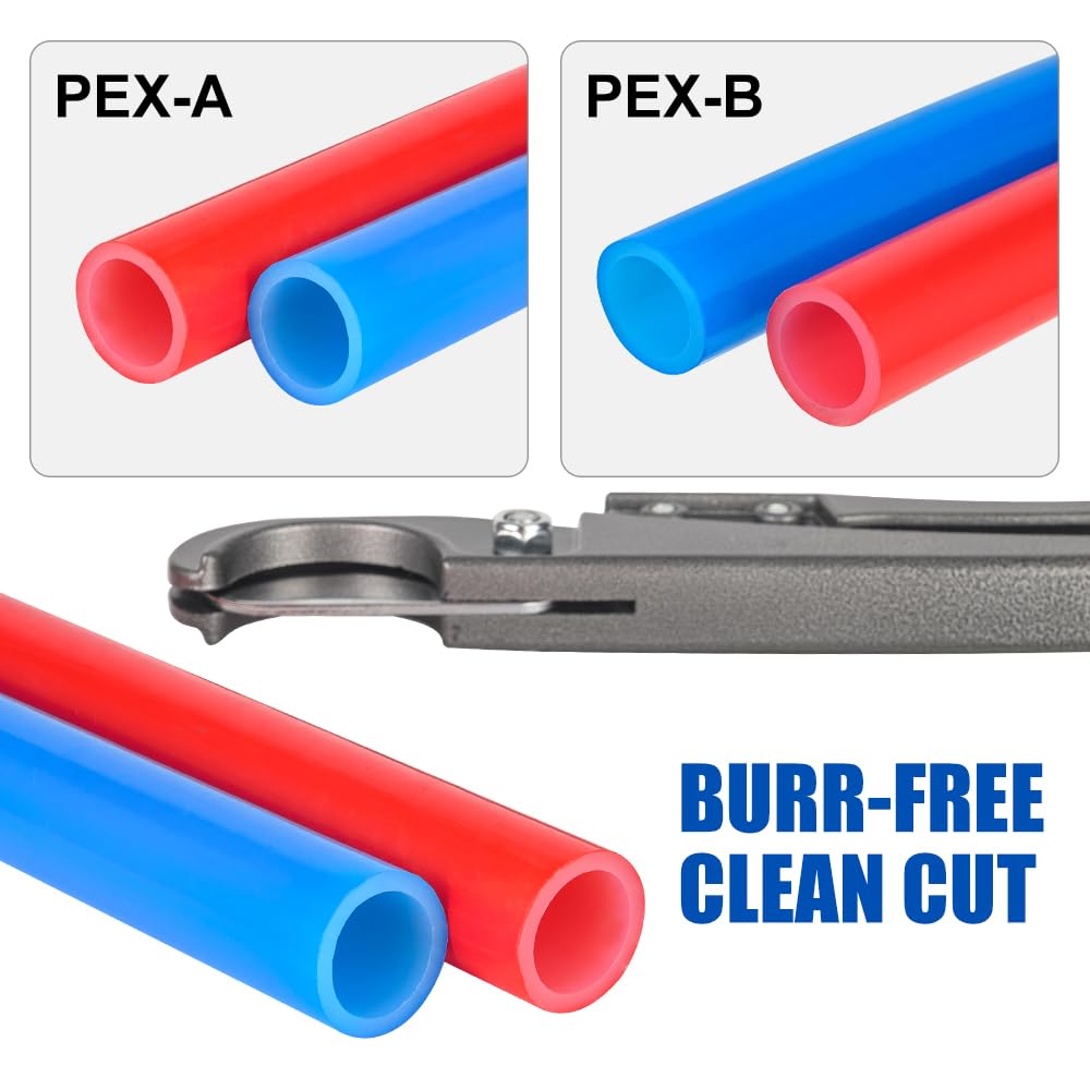 1/2" PEX-B Pipe 500ft Length Red Color with Oxygen Barrier (EVOH), NSF Certified for Potable Water and Heating Applications