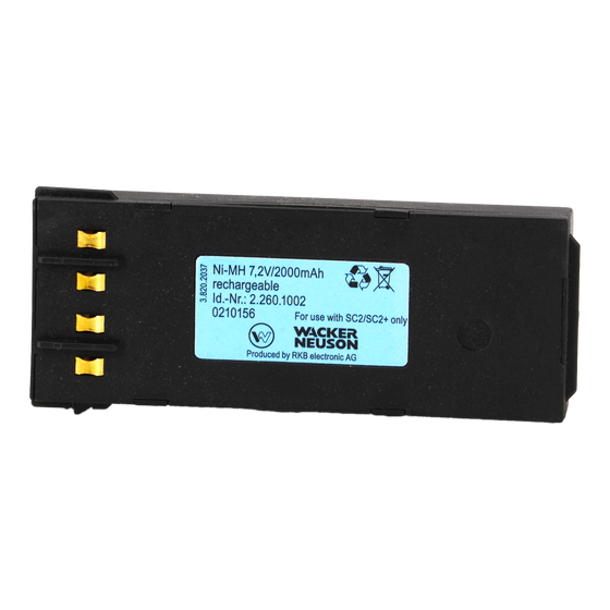 Wacker Neuson Nimh Battery 5000210156