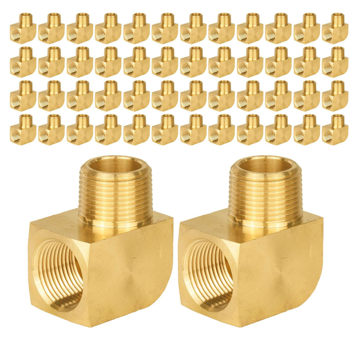 30 Pcs Extruded 3/4" MNPT X FNPT Elbow