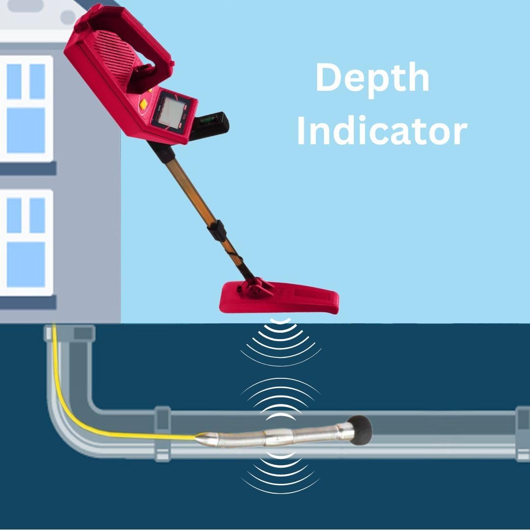 Forbest Advanced 512Hz Wireless Locator With Depth Indicator