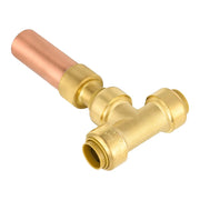 10 Pcs 1/2" Push Fit, Water Hammer Copper Arrestor Tee (MH-350)