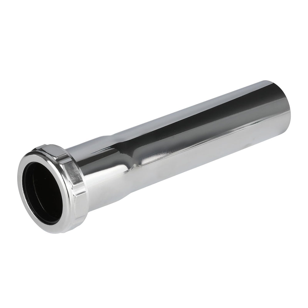 1-1/4" x 6" Slip-Joint Sink Drain Extension Tube, 20GA, Chrome Plated Brass