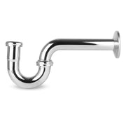 1-1/2" P-Trap, 17GA, Chrome Plated Brass