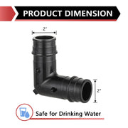 PEX A Expansion 2" x 2" PPSU Elbow