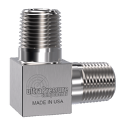 5500-4N4N | 1/4" Male NPT x 1/4" Male NPT 90, Stainless Steel - 15K psi