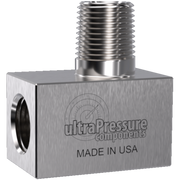 5502F-8N8N | 1/2" Female NPT x 1/2" Male NPT 90, Stainless Steel - 15K psi