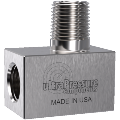 5502F-6N6N | 1/4" Male NPT x 1/4" Female NPT 90, Stainless Steel - 15K psi