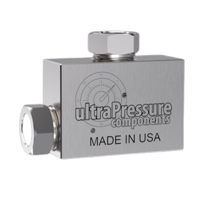5504-9M | 9/16" MP Female Elbow 90, Stainless Steel - 20K psi