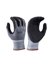 Kiwi A5 Cut Resistant Nitrile Palm Coated Polyethylene Blend Knit Grey Grip Gloves [55100]