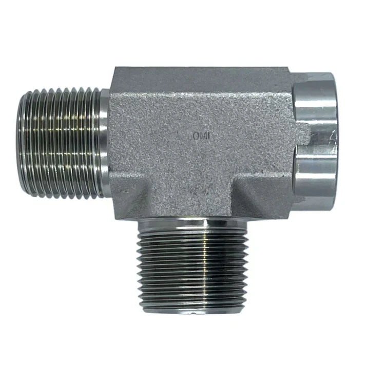 SS-5603-04-04-04 | 04 MP - 04 FP - 04 MP Tee, Stainless Steel