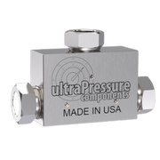 5605-12M | 3/4" MP Tee, Stainless Steel - 20K psi